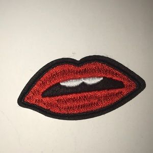 Red Lips Iron on Patch 🧡 Accepting Offers 🧡
